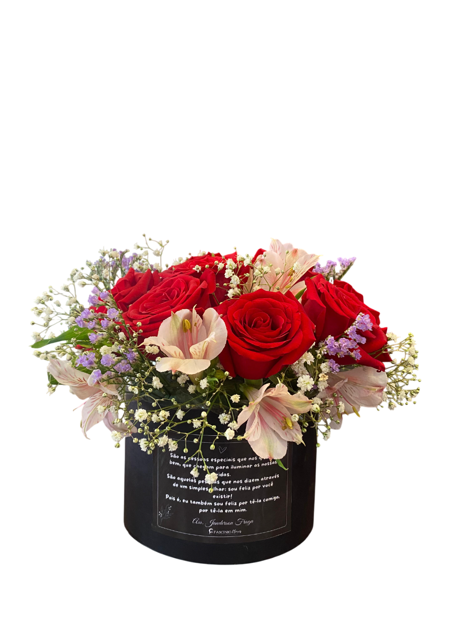 BOX FASCINIO ROSAS VERMELHAS