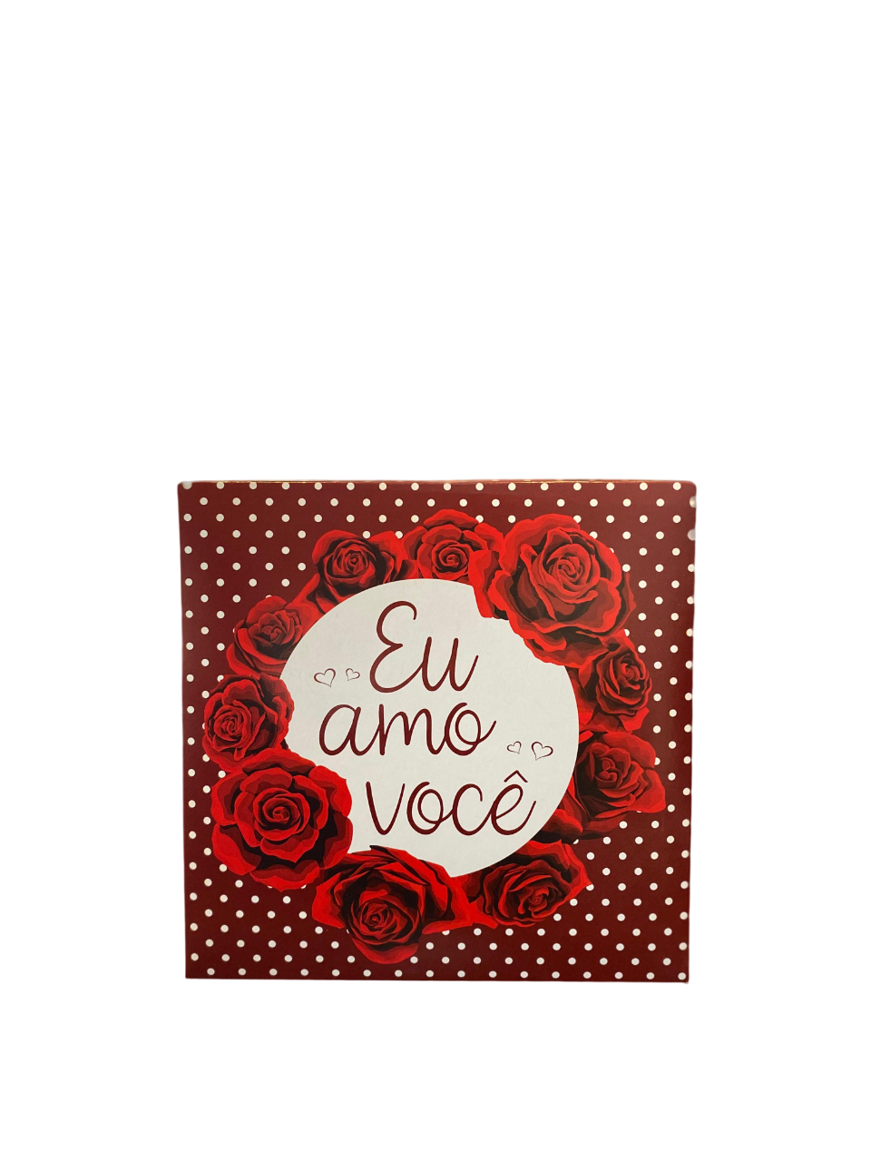 CAIXA DE PRESENTE M - EU AMO VOC�