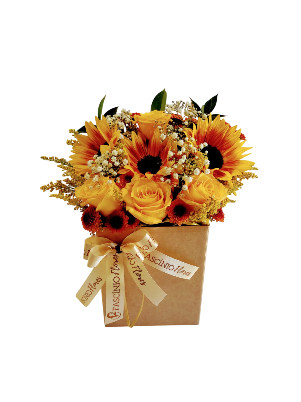 BOX GIRASSOIS E ROSAS