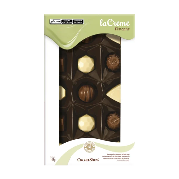 MINI LA CREME CACAU SHOW - PISTACHE 108g