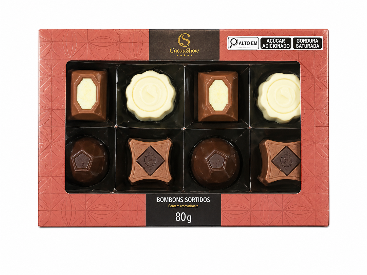 BOMBONS SHORTIGOS CACAU SHOW 80g