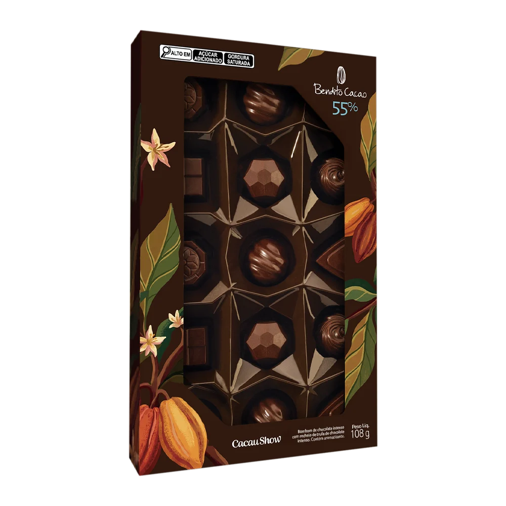 TABLETE BENDITO CACAO 108G - CACAU SHOW