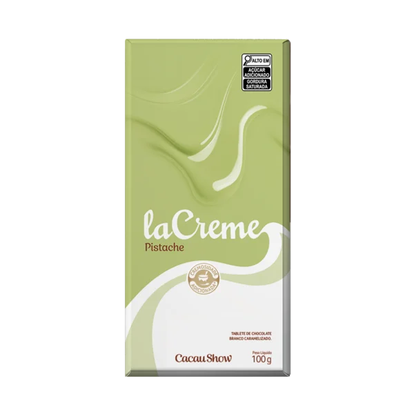 TABLETE LA CREME Pistache 100g CACAU SHOW