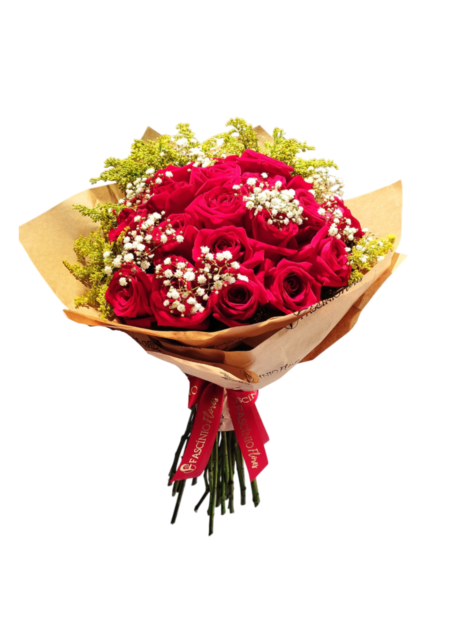 RAMO 20 ROSAS VERMELHAS