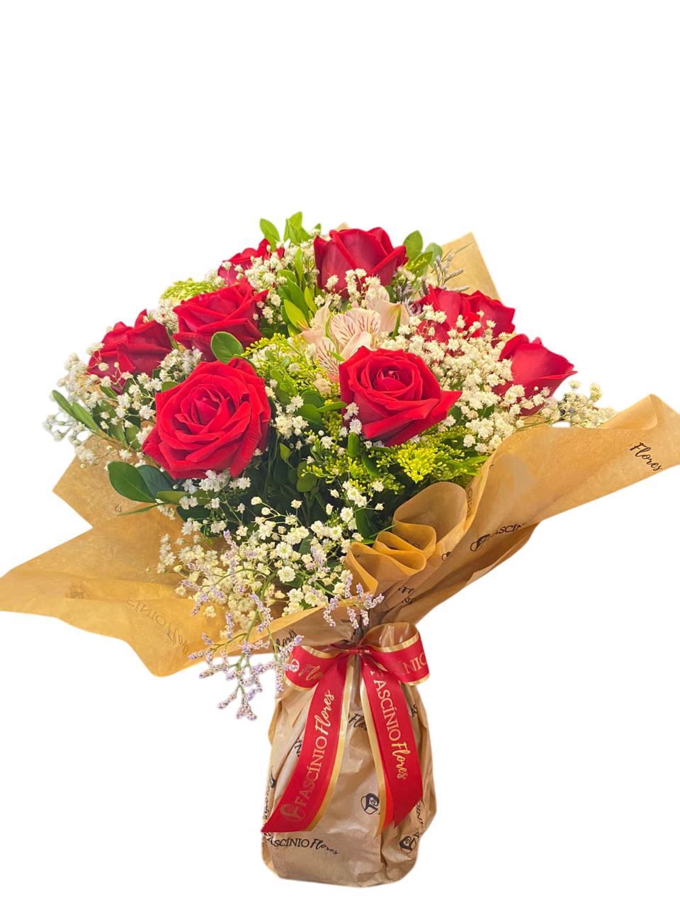 RAMALHETE 09 ROSAS VERMELHAS