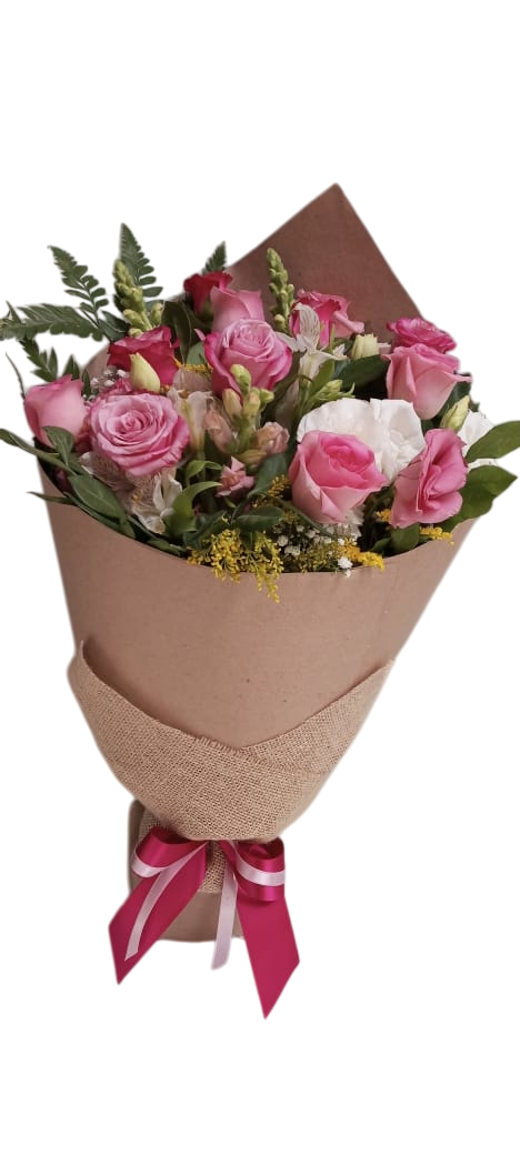 RAMO 10 ROSAS TONS DE ROSA 