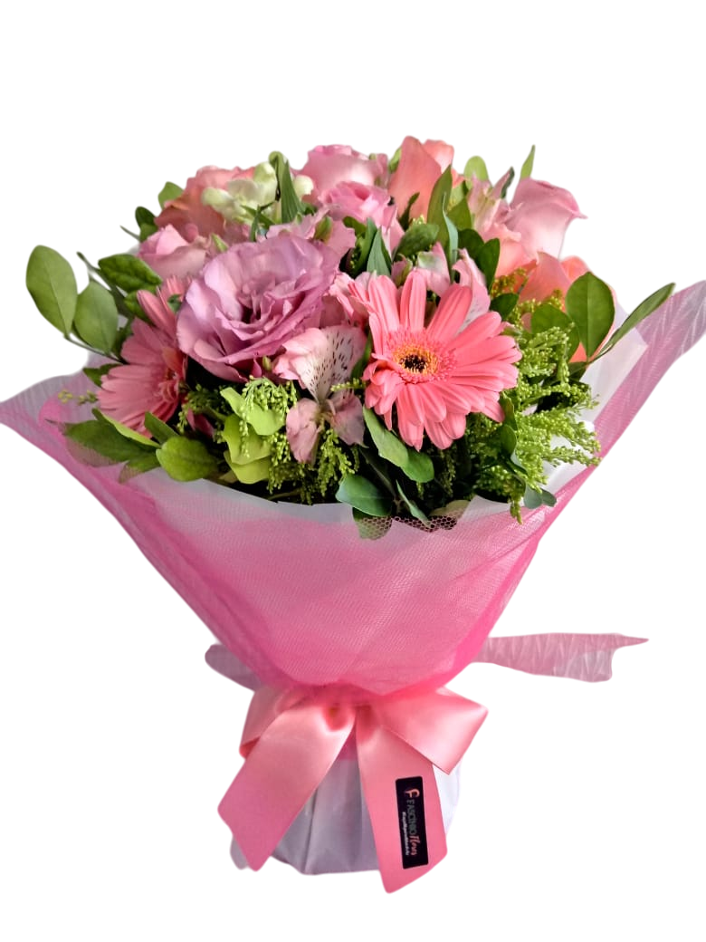 RAMO 15 ROSAS TONS DE ROSA