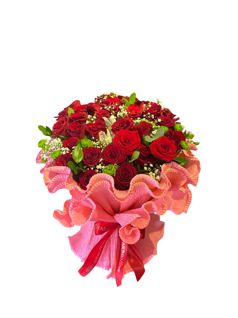 RAMALHETE 30 ROSAS VERMELHAS