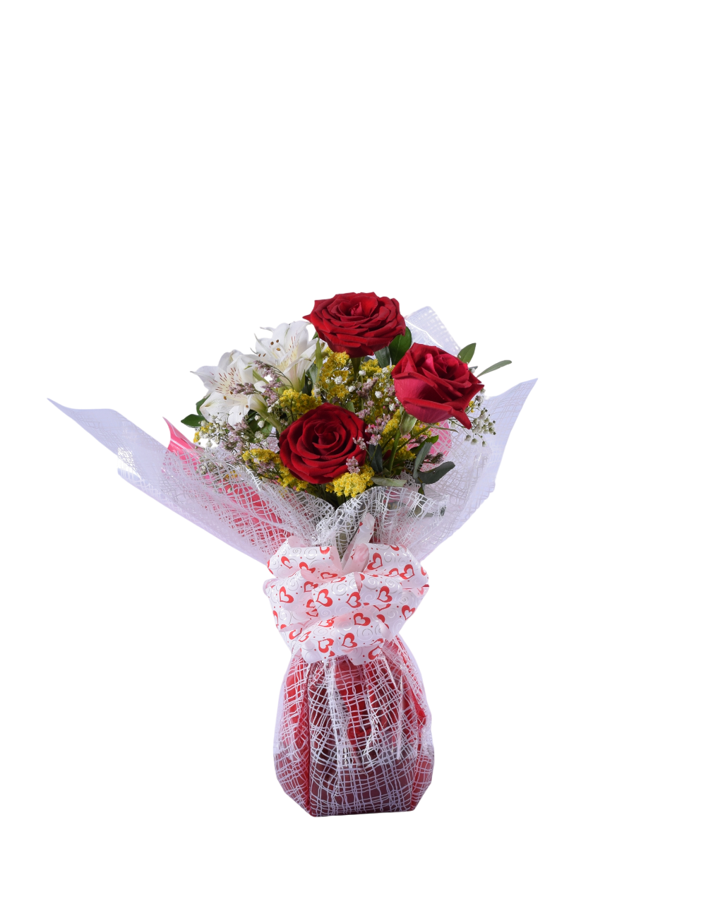 PETECA 03 ROSAS VERMELHAS