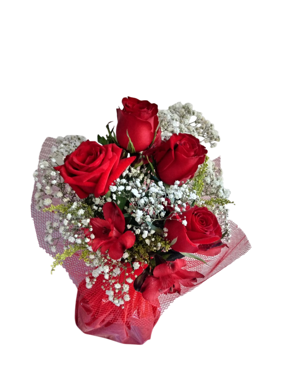 PETECA 04 ROSAS VERMELHAS