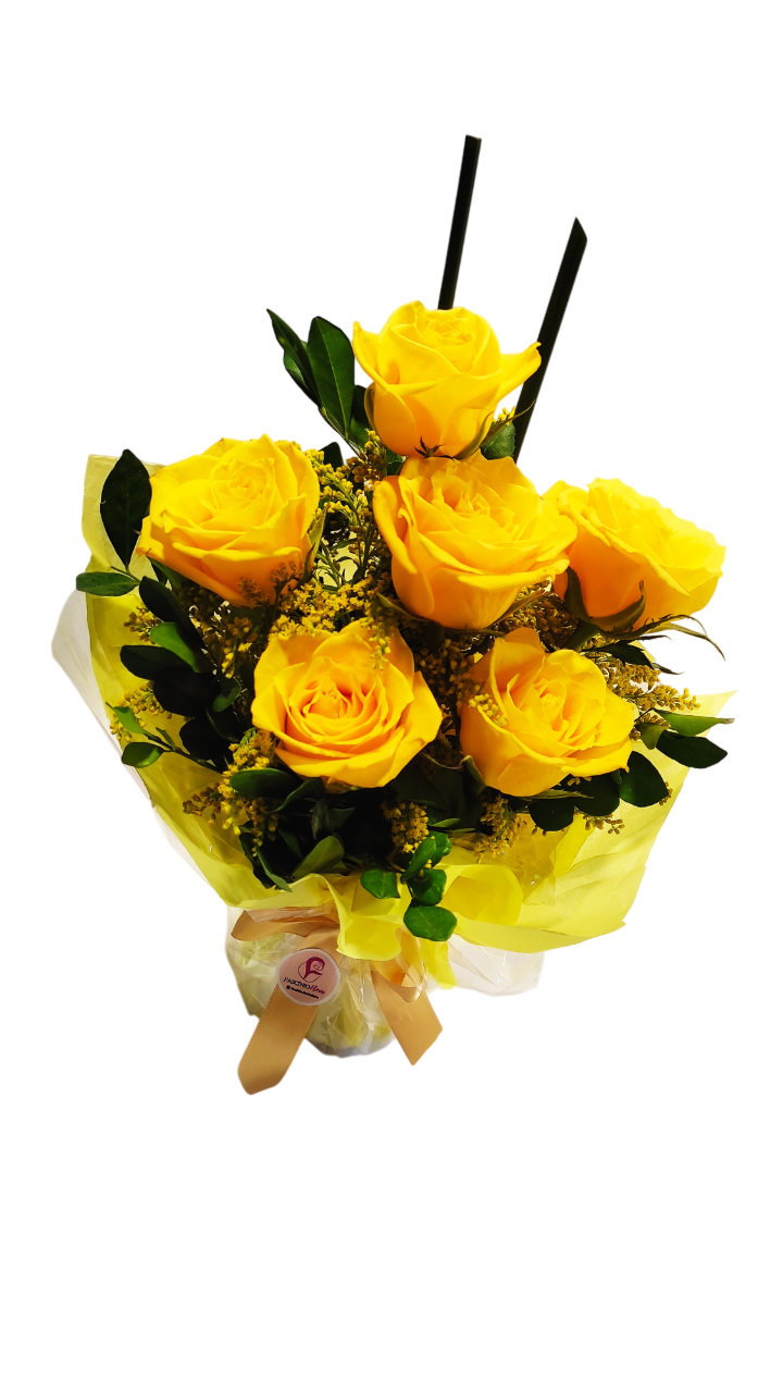 PETECA 06 ROSAS AMARELAS
